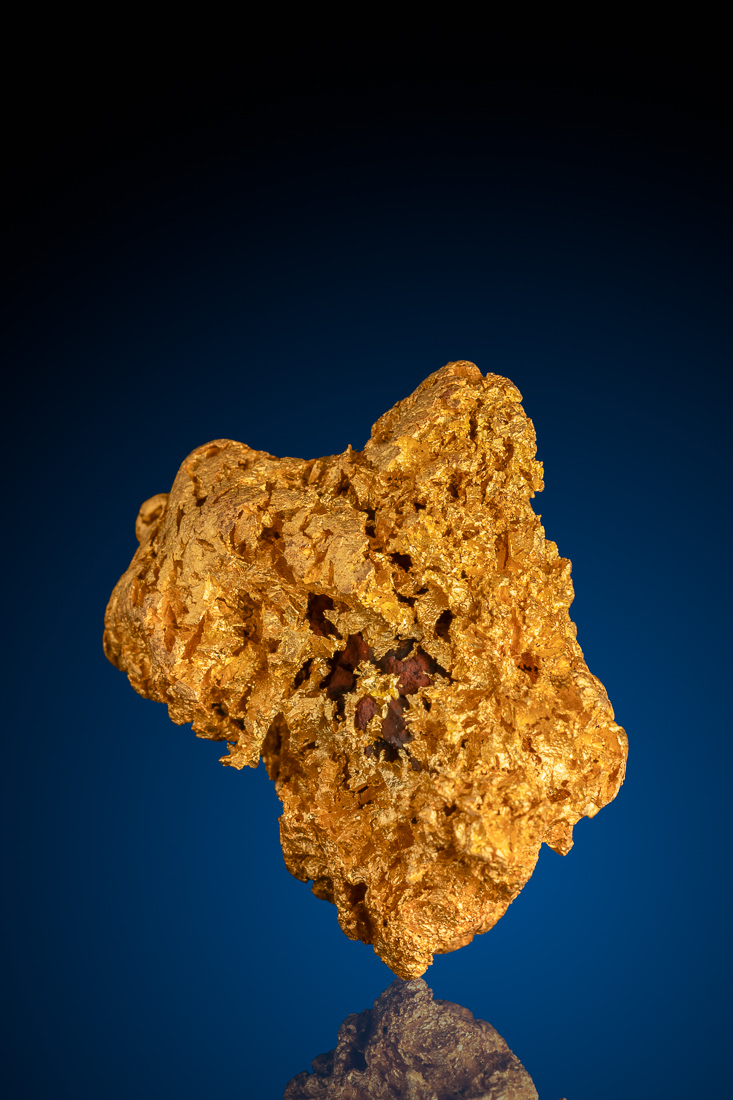Heavy, Warm-Toned Natural Gold Nugget - Australia - 79.53 grams (image for) Heavy, Warm-Toned Natural Gold Nugget - Australia - 79.53 grams